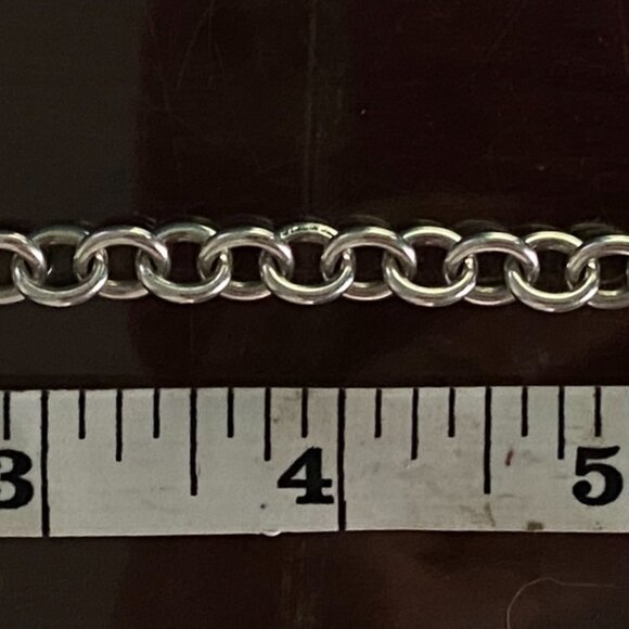 Authentic TIFFANY and CO 1837 Bracelet & Necklace Set Interlocking Circle Clasp - Picture 6 of 11